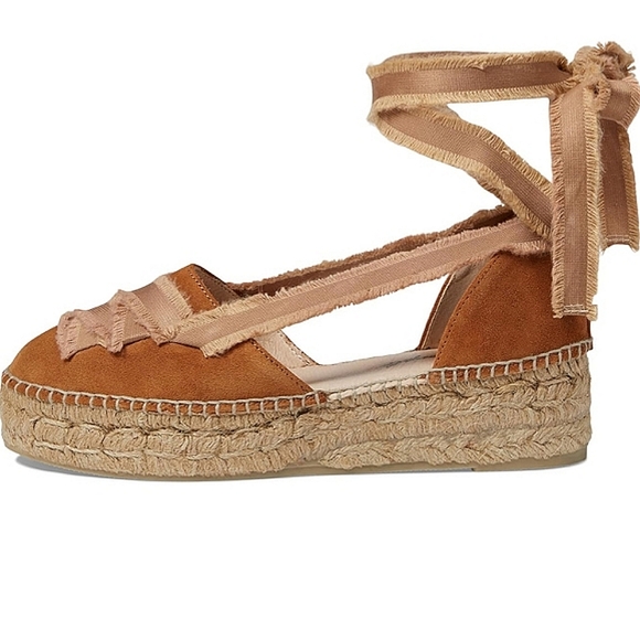 FREE PEOPLE Destino Suede Lace-up Espadrilles - Picture 5 of 5